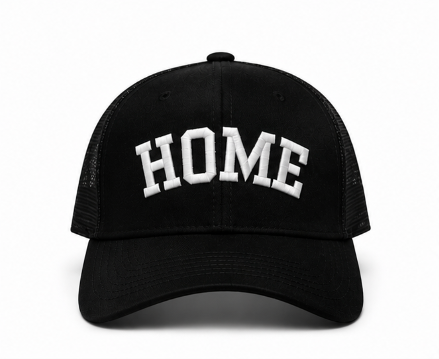 HOME Trucker Hat - Black