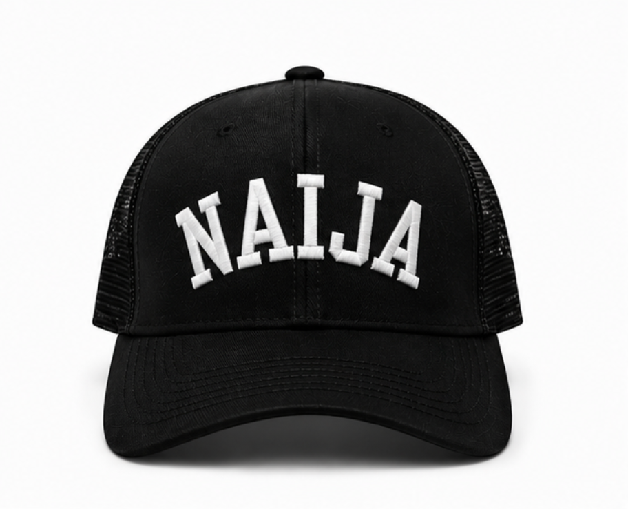NAIJA Trucker Hat - Black