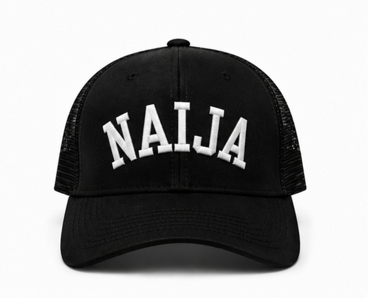 NAIJA Trucker Hat - Black