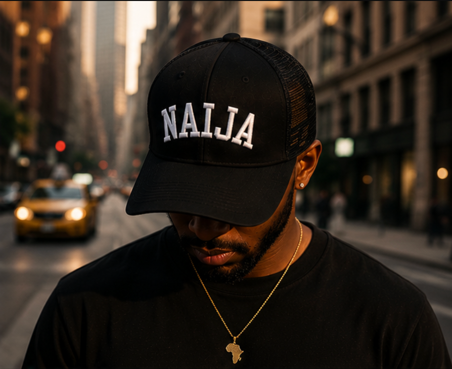 NAIJA Trucker Hat - Black