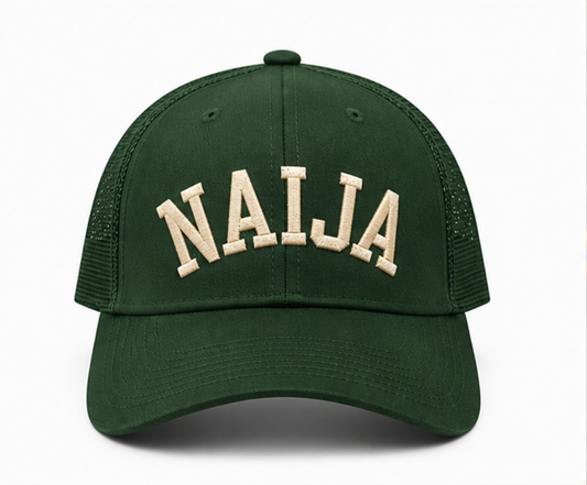 NAIJA Trucker Hat - Green