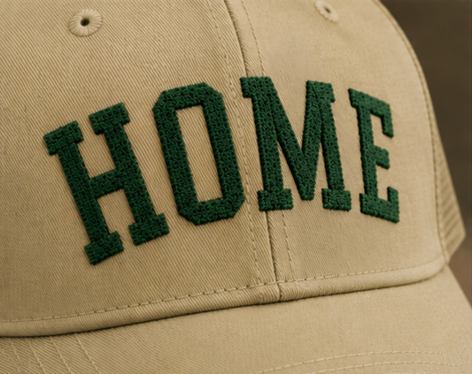 HOME Trucker Hat - Khaki