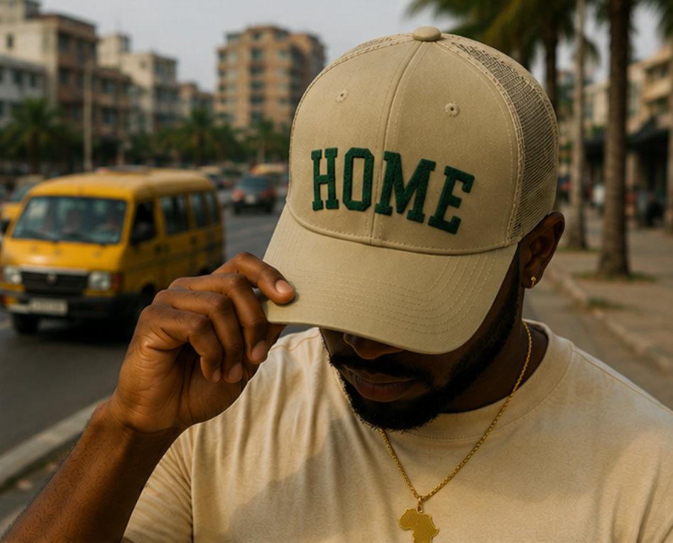 HOME Trucker Hat - Khaki
